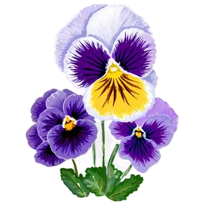 Purple Pansy PNG Nld PNG