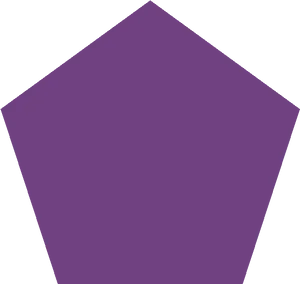 Purple Pentagon Shape PNG image