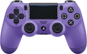 Purple Play Station4 Controller PNG image