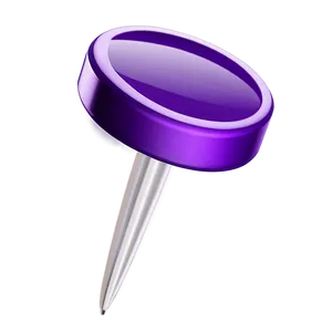 Purple Push Pin PNG 05252024 PNG
