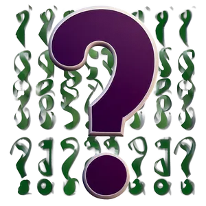 Purple Question Mark Transparent Png 05262024 PNG image