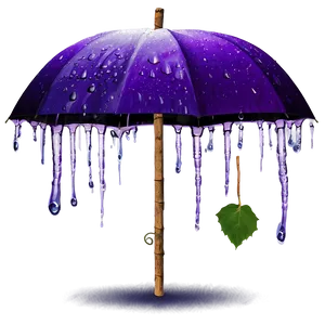 Purple Rain On Rooftops PNG 40