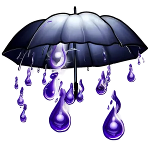 Purple Rain Weather Phenomenon PNG Kxt