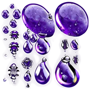 Purple Raindrops Background PNG Sri50 PNG
