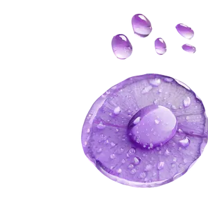 Purple Raindrops On Petals Png 06252024 PNG image