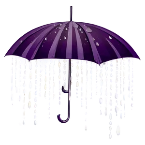 Purple Rainfall Animation Png 06252024 PNG image