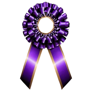 Purple Ribbon Clipart Png 06242024 PNG image