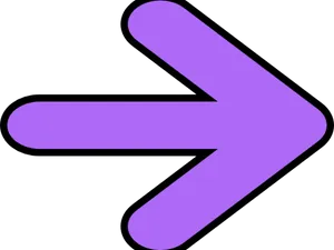 Purple Right Arrow Clipart PNG image