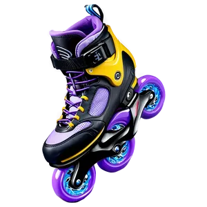 Purple Rollerblades PNG Puh37 PNG