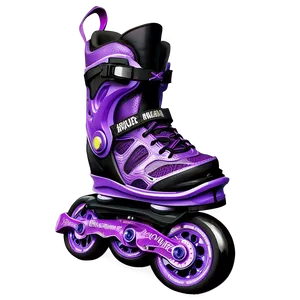 Purple Rollerblades PNG Xdq10 PNG