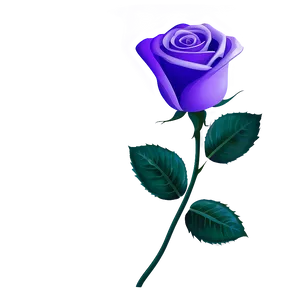 Purple Rose PNG 05242024