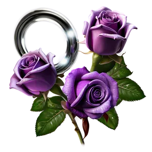 Purple Roses Romance Png Sxh61 PNG image