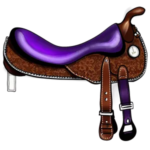 Purple Saddle PNG Hfq PNG