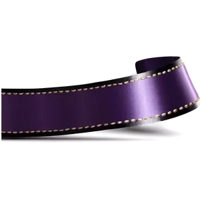 Purple Satin Ribbon Border PNG 06262024