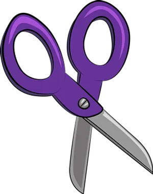 Purple Scissors Clipart PNG image
