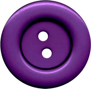 Purple Sewing Button PNG