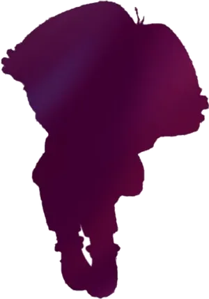 Purple Silhouette Africa Continent PNG image