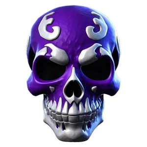 Purple Skull Trooper Fortnite Emblem Png 06202024 PNG image