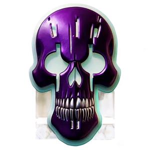 Purple Skull Trooper Fortnite Emblem Png 06202024 PNG image