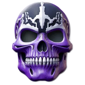 Purple Skull Trooper Gaming Icon Png Akd85 PNG image