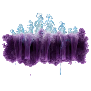 Purple Smoke Curtain PNG 06122024