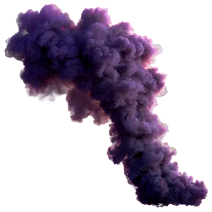Purple Smoke Flare PNG Pow