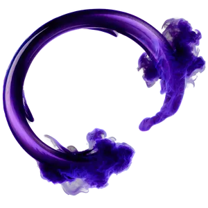Purple Smoke Spiral PNG 06122024