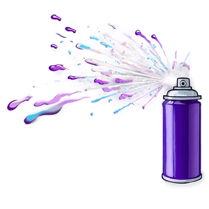 Purple Spray Paint PNG 05252024