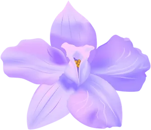 Purple Spring Flower Illustration