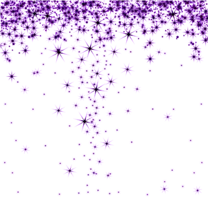 Purple Star Fractal Pattern PNG image