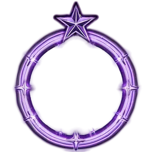 Purple Star Halo Png 06252024 PNG image