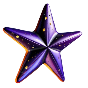 Purple Star Icon PNG 06252024