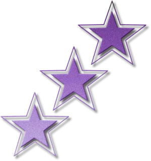 Purple Stars Black Background PNG image