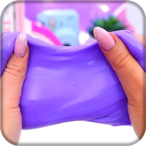 Purple Stretchy Slime Texture PNG image