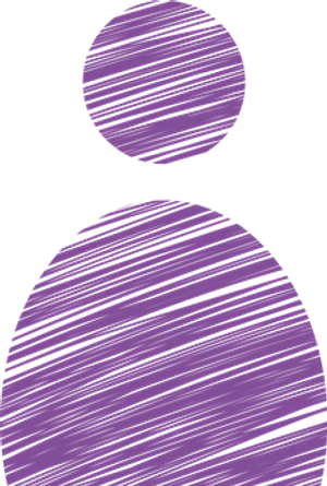 Purple Striped Icon Representation
