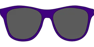 Purple Sunglasses Graphic PNG image