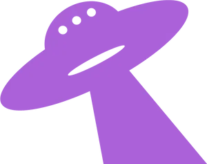 Purple U F O Icon PNG