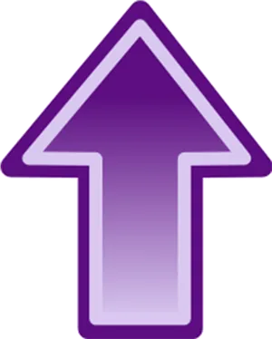 Purple Up Arrow Icon PNG image