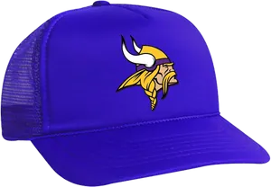 Purple Vikings Logo Cap PNG image