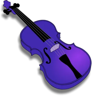 Purple Violin Illustration.png PNG image