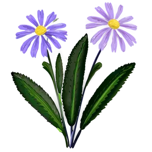 Purple Wildflower PNG 23