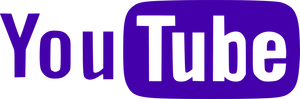 Purple You Tube Logo