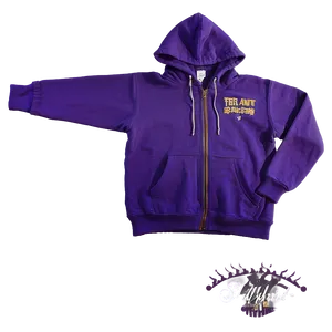 Purple Zip Up Hoodie PNG Vuh PNG