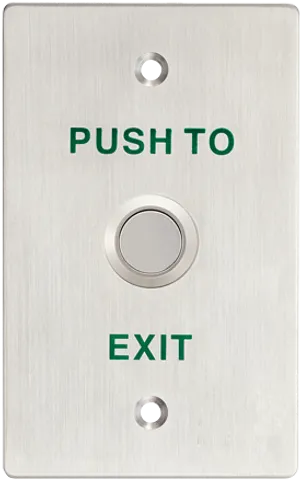 Push To Exit Button PNG image