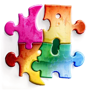 Puzzle Pieces D PNG image