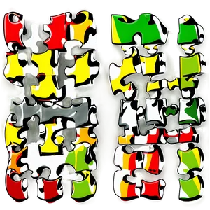 Puzzle Pieces Template PNG Dnu39 PNG