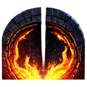 Pyrokinetic Flame Portal Png Ccr35 PNG image