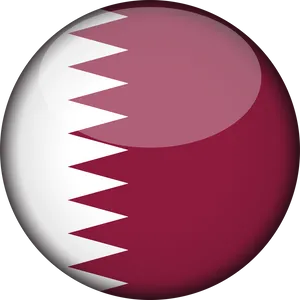 Qatar National Flag Graphic PNG image