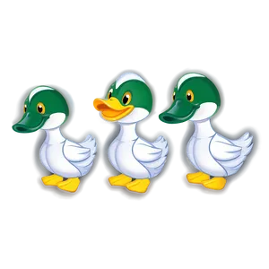 Quacking Duck Cartoon PNG 30