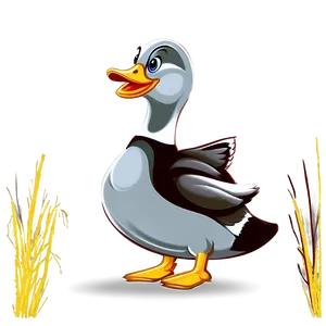Quacking Duck Cartoon PNG 37